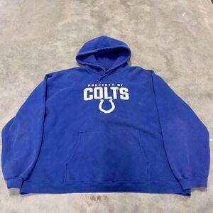 Vintage 90s y2k colts hoodie Size XL Reebok